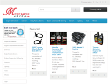 Tablet Screenshot of motopartsarena.com